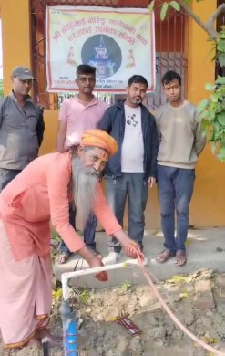 श्री बौद्धि माई मन्दिरमा डिप बोरिङ सञ्चालन, पानी समस्या समाधान।