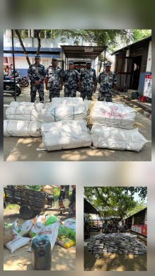 पर्सा–बारामा सशस्त्र प्रहरीको छापा, १४ लाखभन्दा बढीको सामान बरामद।