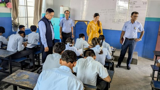 गौतम माविमा छात्रवृत्ति परीक्षा सम्पन्न, ११४५ विद्यार्थी सहभागी।