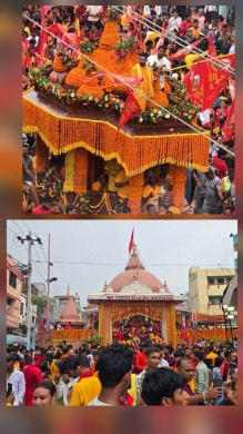 हजारौं श्रद्धालुको सहभागितामा वीरगञ्जमा श्री गहवामाईको चौथो रथयात्रा भव्य र शान्तिपूर्ण रूपमा सम्पन्न।