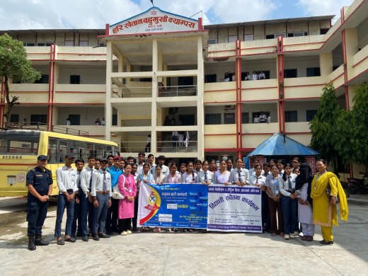 मानव बेचबिखन तथा लैङ्गिक हिंसा अन्त्यका लागि विद्यार्थी सचेतना कार्यक्रम सम्पन्न।