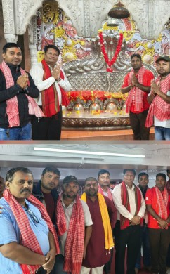 गहवामाई मन्दिरमा ‘देश मधेश’ साप्ताहिकको विमोचन, समाजका विकृतिविरुद्ध कलम चलाउने प्रतिबद्धता।