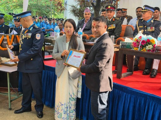 शान्ति, सुरक्षा र सामाजिक सद्भावमा योगदान पुर्‍याउने राजपूत प्रहरी दिवसमा सम्मानित।