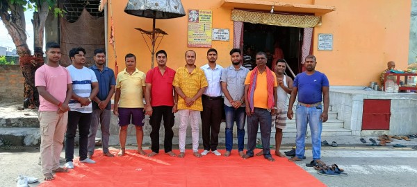 बीरगंज रेलवेरोडस्थित पंचमुखी हनुमान मन्दिरमा ३५औँ सप्ताह सामुहिक श्री हनुमान चालीसा पाठ सम्पन्न।