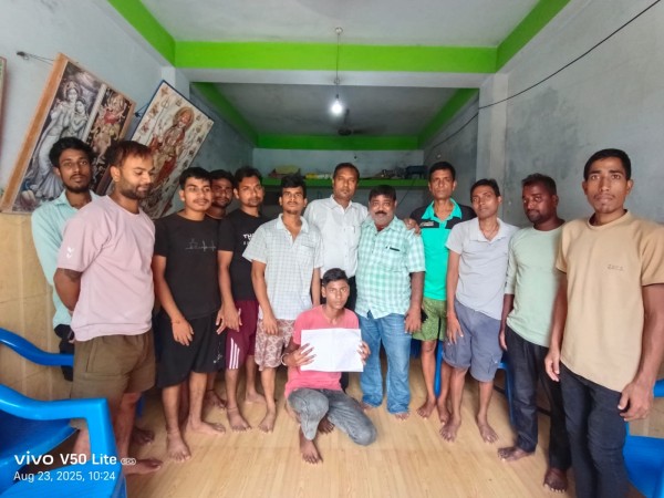 कुम्हाल टोलमा दुर्गा पूजा समिति गठन अध्यक्षमा ध्रुव पटेल चयन।