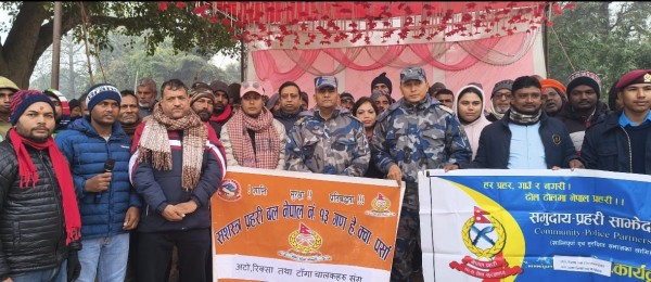 बिरगञ्जमा अटो रिक्सा तथा टाँगा चालकसँग सीमा सुरक्षा सम्बन्धी अन्तरक्रिया सम्पन्न।