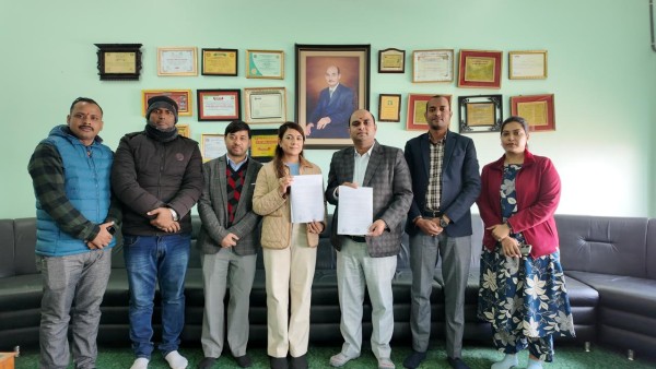 नेशनल मेडिकल कलेज र डि.ए.भी. आर.बी. केडिया स्कूलबीच स्वास्थ्य सेवा सहकार्य सम्झौता।