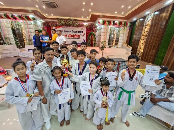 प्रथम सफल आमन्त्रण जिल्ला स्तरीय तेक्वान्दो प्रतियोगिता सम्पन्न, सनसाइन डोजाङ प्रथमम