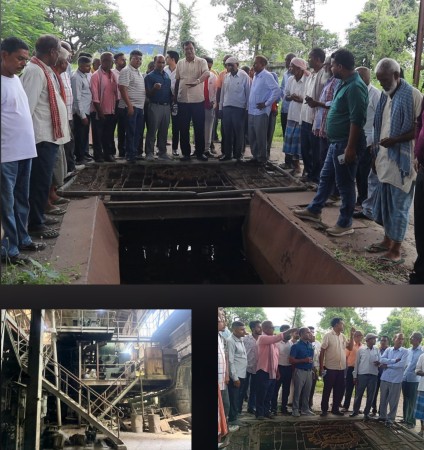 बन्द वीरगञ्ज चिनी कारखाना सञ्चालनको तयारी, सरकारी कार्यदलद्वारा स्थलगत अध्ययन।