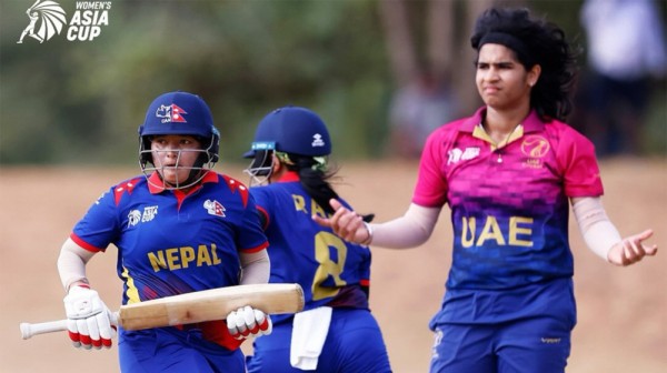 एसीसी वुमन्स एसिया कपमा नेपालको ऐतिहासिक जित