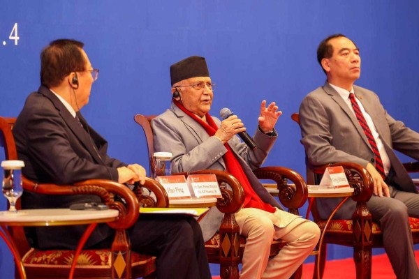 बिआरआई  परियोजनाबाट दुई मुलुकको आपसी सम्बन्ध अझै गाढा हुने प्रधानमन्त्री ओलीको विश्वास