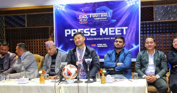 केपी ओली कप फुटबल फागुन दोस्रो सातादेखि
