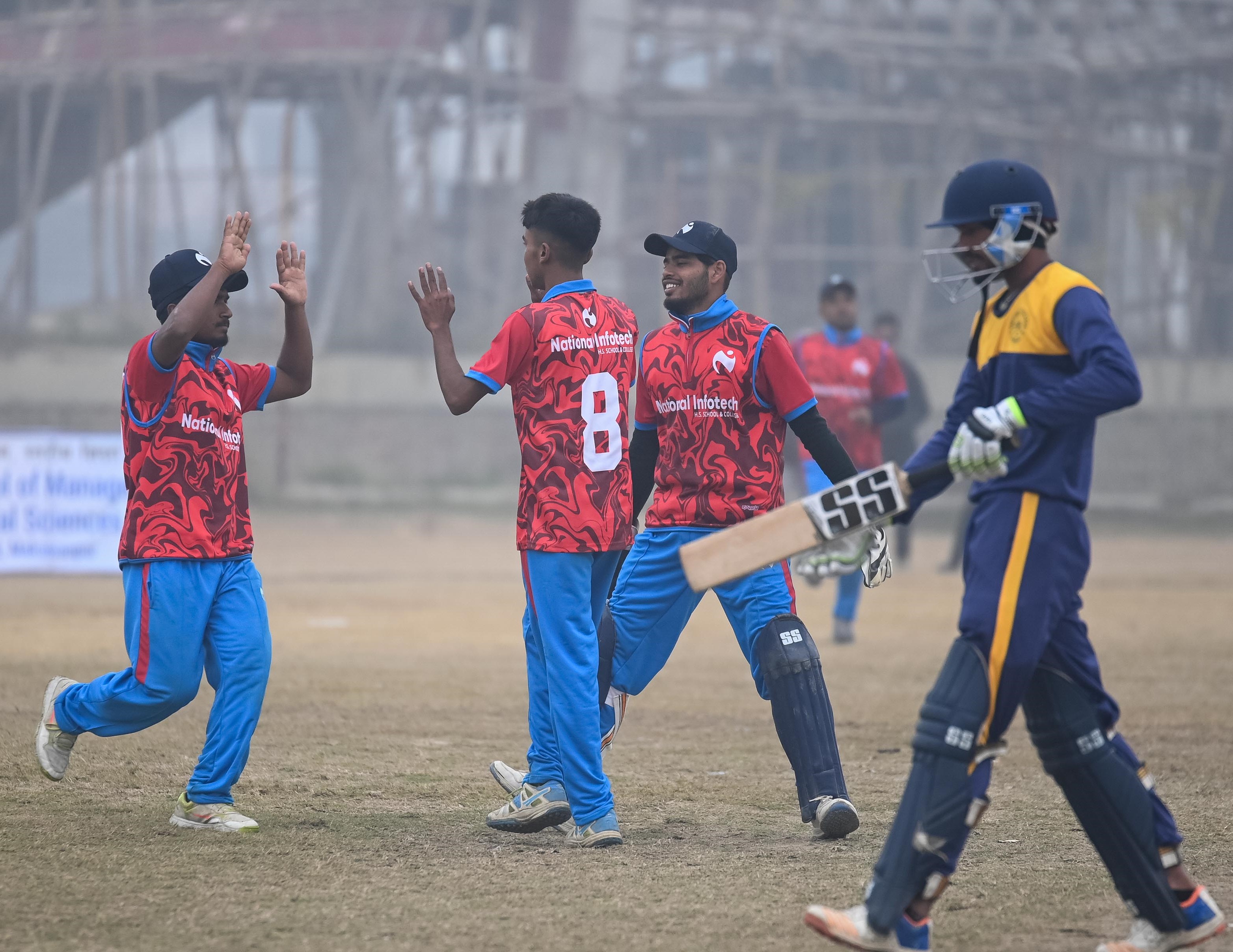 नेशनल ईन्फोटेक कलेज १० विकेटले बिजयी