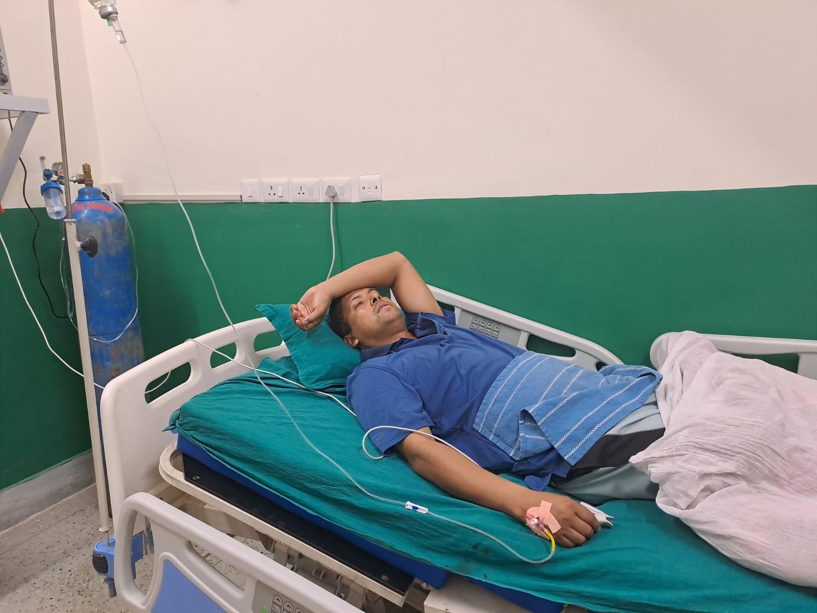 एमाले सचेतक बर्तौला हेटौंडा अस्पतालमा भर्ना