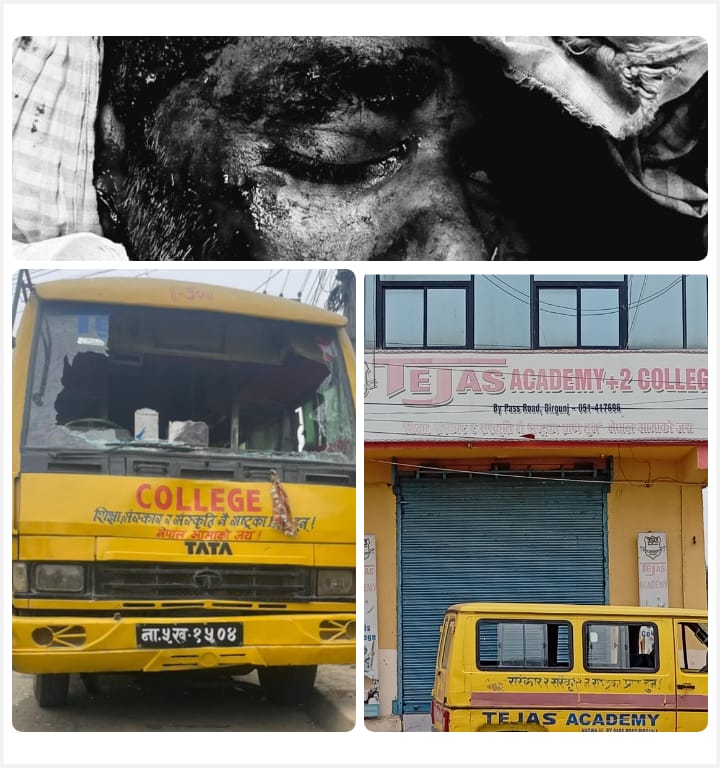 बिरगंजमा बसको ठक्करबाट एक व्यक्तिको मृत्यु