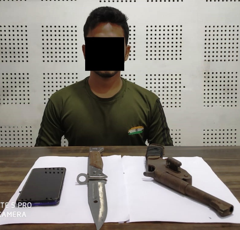 घरेलु हतियारसहित बाराका उमर राय यादव पक्राउ