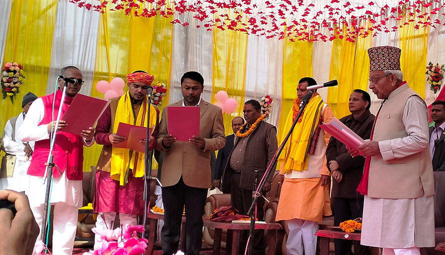 बिना विभागीय मन्त्रीहरुको जिम्मेबारी तोकियो