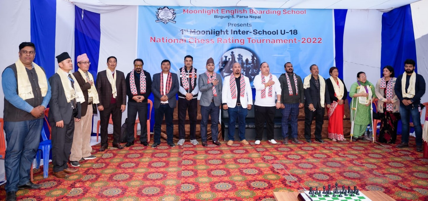 मुनलाईट माविद्वारा वीरगञ्जमा आयोजित राष्ट्रियस्तरको अन्तरविद्यालय बुद्धिचाल प्रतियोगिता सम्पन्न 