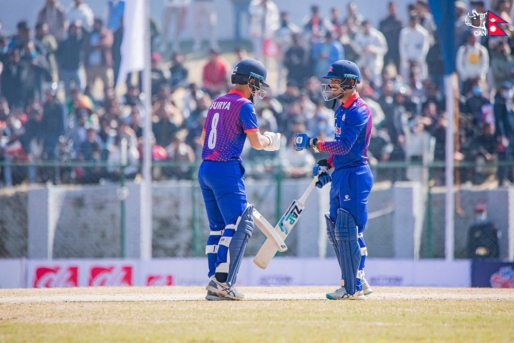 नेपालले क्यानडालाई दियो २२५ रनको लक्ष्य