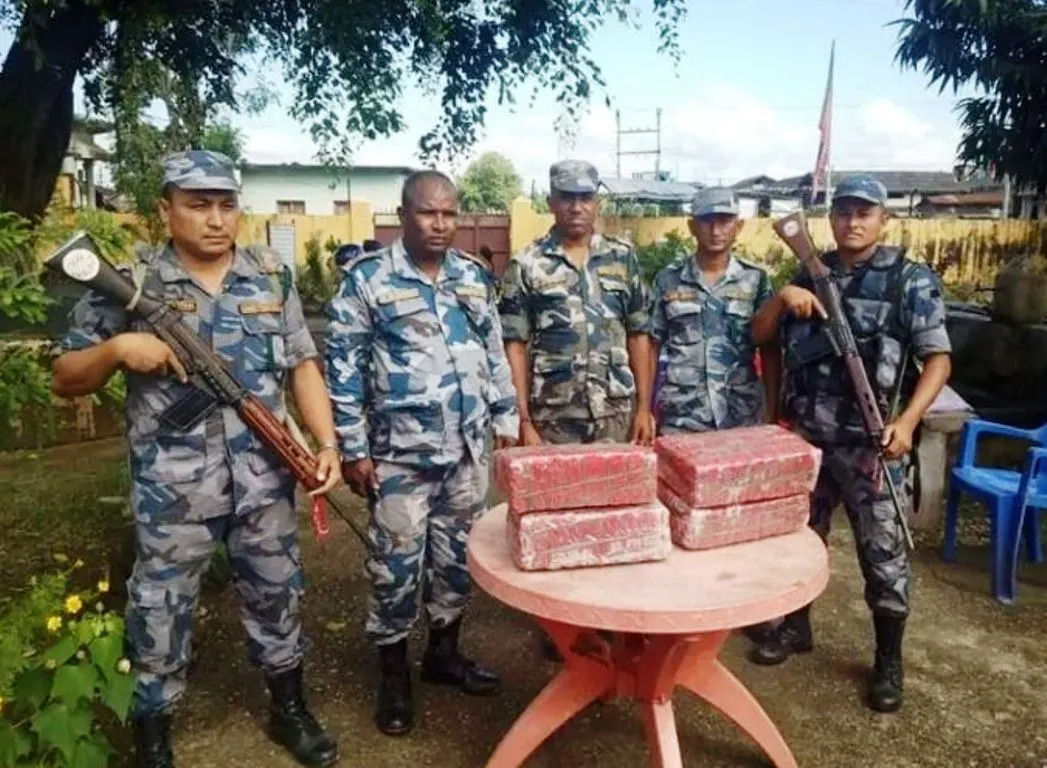 सशस्त्र प्रहरीद्वारा ठोरीबाट गाँजा बरामद